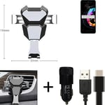 Car holder air vent mount for Motorola Edge 20 Fusion cell phone mount