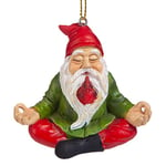 Design Toscano QM17010 Boule de Noël - Jardin Gnomes Figurine - Zen Garden Gnomes - Méditer Statues Gnome