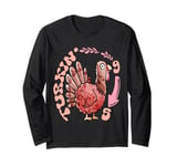 Turkin' 9 To 5 Funny Family Thanksgiving Matching Apparel Long Sleeve T-Shirt