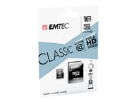 Emtec - Flash-Minneskort - 16 Gb - Class 10 - Microsdhc