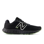 New Balance Men's 520 Sneaker, 6.5 UK Black/Silver