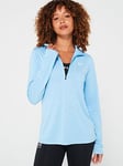 Under Armour Womens Training Tech Twist 1/2 Zip - Blue