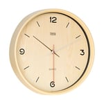 Teesa Horloge Murale Analogique Universel 30 cm TSA0048 Brun Clair