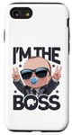 Coque pour iPhone SE (2020) / 7 / 8 Baby Boss « I'm The Boss » Retro Like A Boss Kids