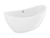 Baignoire îlot design blanche  - 225L - 170 x 83 x 77cm - ALDA