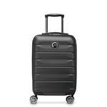 DELSEY PARIS - AIR Armour - Valise Cabine Rigide Extensible - 55x35x26 cm - 42 litres - S - Noir