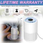 Home Large Room Air Purifier With Real 3 in 1 HEPA Filter Ultra Quiet Air Clean