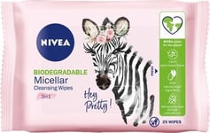 Nivea Nivea_Micellair Skin Breathe Facial And Eye Makeup Remover Wipes 3In1 All Skin Types 25 Pieces