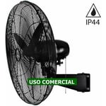 Ventilateur sur pied Casafan WM3 Wall Eco sl 123W 3 vitesses D65cm Noir mat