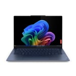 Lenovo Yoga Slim 7 14Q8X9 Qualcomm Snapdragon X1E-78-100 Ordinateur portable 36,8 cm (14.5 ) Écran tactile 32 Go LPDDR5x-SDRAM 1 To SSD Wi-Fi 7 (802.11be) Windows 11 Home Bleu - Neuf