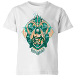 Aquaman Seven Kingdoms Kids' T-Shirt - White - 11-12 ans