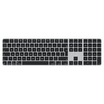 Apple Magic Keyboard with Touch ID and Numeric Keypad for Mac models with Apple silicon - British English - Black Keys ​​​​​​​