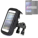 For Sony Xperia Z1 Compact Handlebar mount holder rainproof shockproof bike bicy