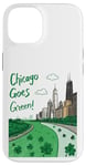 Coque pour iPhone 14 Chicago's St. Paddy's Day Chicago - Shamrock Chicago River