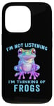 iPhone 13 Pro I'm Not Listening Ocean Animals Funny Frog Lover Case