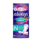 Always Daily 20 Fresh Normal Wrapped Fresh Scented Panty Liners