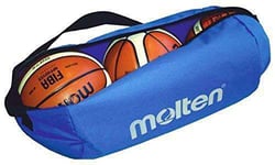 Molten Eb0043-b Sac pour 3 Ballons de Basket Mixte, Bleu, 780 x 270 x 270 mm