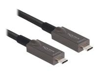 Delock - Usb-Kabel - 24 Pin Usb-C (Hann) Til 24 Pin Usb-C (Hann) - Usb 3.2 Gen 2 - 3 A - 5 M - Usb Power Delivery (60W), 4 K 144 Hz (3840 X 2160) Støtte, Up To 10 Gbps Data Transfer Rate, Supports 2 Lanes Displayport 1.4, Støtte For Dp Alt-Modus, 4K