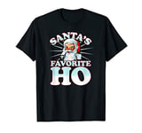 Funny Adult Humor Dirty Christmas Santa's Favorite Ho T-Shirt