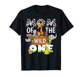 Mom Of The Wild One Zoo Theme Birthday Safari Jungle Animal T-Shirt