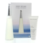 Issey Miyake L'Eau D'issey 100ml EDT 75ml Body Cream Gift Set For Women - New