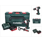 Bs 18 ltx bl i Perceuse-visseuse sans fil 18 v 130 Nm + 1x Batterie 5,5 Ah + Chargeur + x - Metabo