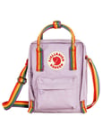 Fjallraven Kanken Sling Rainbow 2.5L Bag - Pastel Lavender-Rainbow Pattern Size: ONE SIZE, Colour: Pastel Lavender