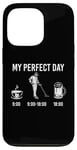 Coque pour iPhone 13 Pro My Perfect Day Coffee Metal Detector Beer