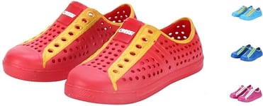 Cressi Pulpy Shoes Chaussures Aquatiques Respirantes de qualité supérieure Mixte, Rouge/Jaune, 22