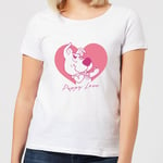 Scooby Doo Puppy Love Women's T-Shirt - White - S - White