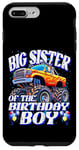 iPhone 7 Plus/8 Plus Big Sister of the Birthday Boy Monster Truck Birthday Party Case