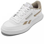 Reebok Unisex Club C Revenge Sneaker, FTWR White/FTWR White/Boulder Beige F23, 5 UK