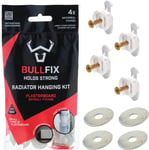 Bullfix Radiator Hanging Fixings Kit Plasterboard Stud Wall Insulated 116kg Hold