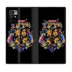 Housse Cuir Portefeuille Pour Xiaomi Redmi 10 Harry Potter Hogwarts