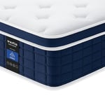 Inofia Matelas 160×200cm Ace Hybrid Matelas 26cm H3 Ferme avec Souffle à Mémoire de Forme et Ressorts Ensachés Indépendants, 7 Zones Ergonomique, Confort Extra pour Adultes et Enfants