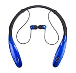 OIUYT Sport Bluetooth V 5.0 Headphones Wireless Earphone Magnetic Earbud IPX4 TWS For Android IOS Upgraded (Color : Blue)