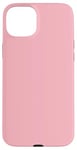 Coque pour iPhone 15 Plus Couleur rose bonbon simple