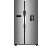 KENWOOD KSBSDX23 American-Style Fridge Freezer - Inox, Silver/Grey