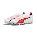 Puma Mens ULTRA ULTIMATE MxSG Football Boots - White - Size UK 11