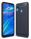 Huawei Y6S (Y6 2019) Skal Karbon Blå