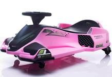 MCU Sport EL DriftKart360 24V för barn, Pink