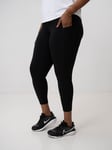 Nike One Dri-Fit High-Rise 7/8 Pocket Tights - Dame - Sort - XS