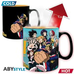 MY HERO ACADEMIA Mug thermo-réactif Groupe