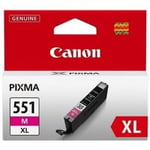 Genuine Canon Cli-551xl M Magenta Ink Cartridge For Pixma Mg5650 Mg6650 Mg7550