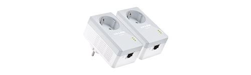 TP-Link Powerline AV500 - V2.2 - Passthrough Starter Kit - pont - HomePlug AV (HPAV) - Branchement mural