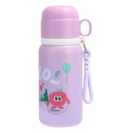 EACHPT Kids Water Bottles,Stainless Steel Water Bottle Kids,Metal Vacuum Small Flask Keeps Cool for 12h & Warm for 6h for Boys Girls Toddlers Children,Leakproof,BPA Free,Carry Handle, 450ml