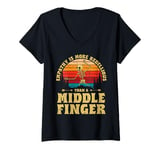 Womens Empathy Is More Rebellious Than A Middle Finger V-Neck T-Shirt