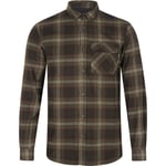 Seeland Glen Flannel Shirt Red Forest Check