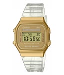 Casio Collection Vintage WoMens Transparent Watch A168XESG-9AEF - One Size