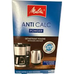 MELITTA ANTI CALC DESCALING POWDER 6 X 20G SACHETS FILTER COFFEE MACHINE 6762482